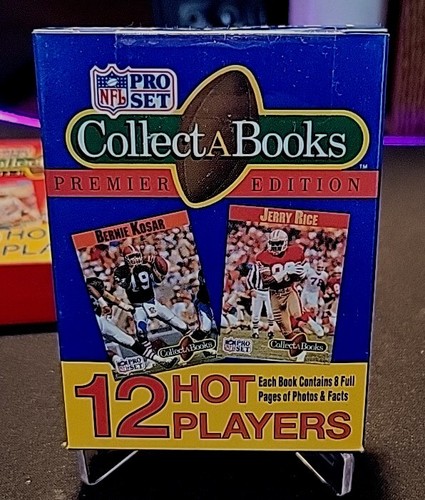 1990 Pro Set Collect A Books NFL Unopened Factory Set 1,2,3 Series