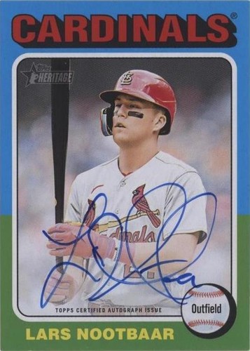 2024 Topps Series 1 Lars Nootbar Baseball Stars Auto Autograph