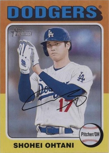2019 Topps Heritage Baseball Action Variation #430 Shohei Ohtani