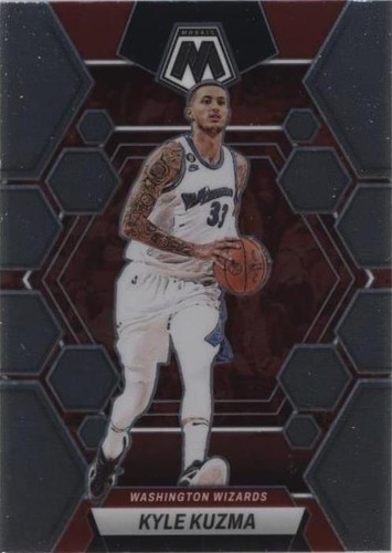 Kyle Kuzma 2022-23 Panini Flux Blue Prizm /99 #57 NBA Wizards