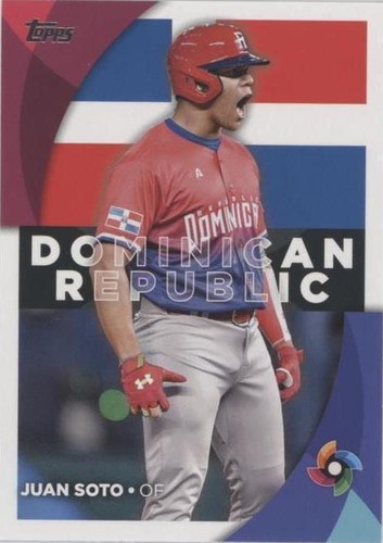 2023 Topps #WBC-7 Juan Soto WORLD BASEBALL CLASSIC Dominican