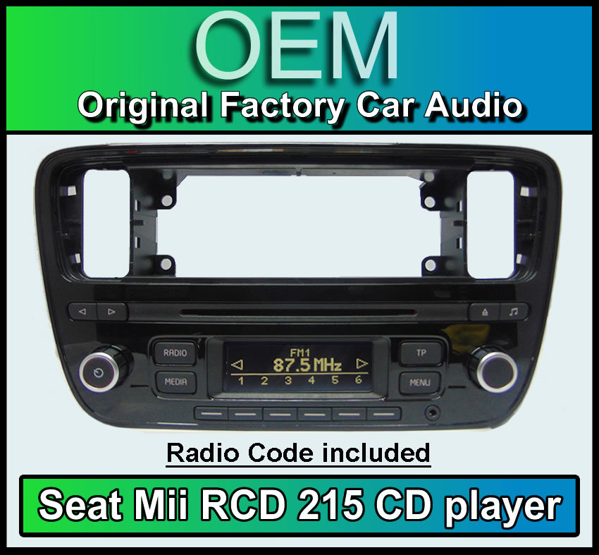 VW Jetta CD player radio stereo with code Volkswagen RCD 210 car