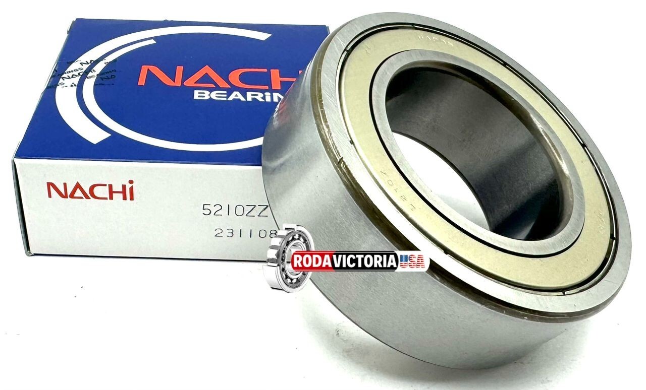 NACHI 5210 ZZ ANGULAR CONTACT BALL BEARING METAL SHIELDED 50x90x30