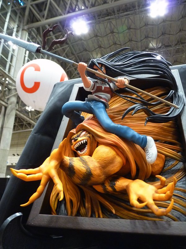 壮絶な迫力を見せていた「うしおととら」フィギュア in ワンフェス2010