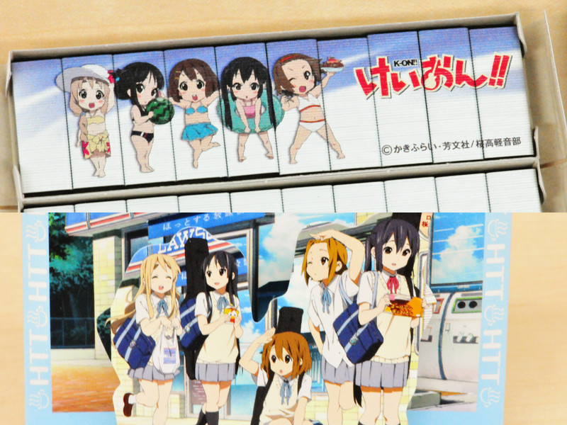 針にキャラクターが描かれたホッチキスなど、ローソン「けいおん