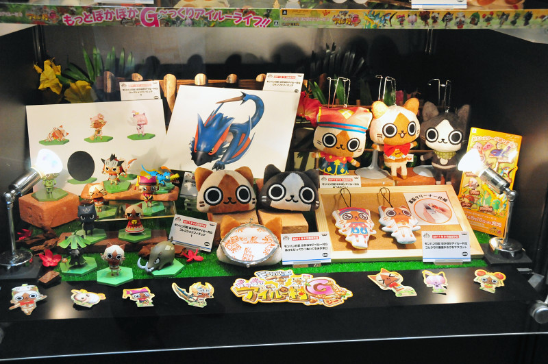 特大ジンオウガも登場、「モンハン日記 ぽかぽかアイルー村G」グッズ