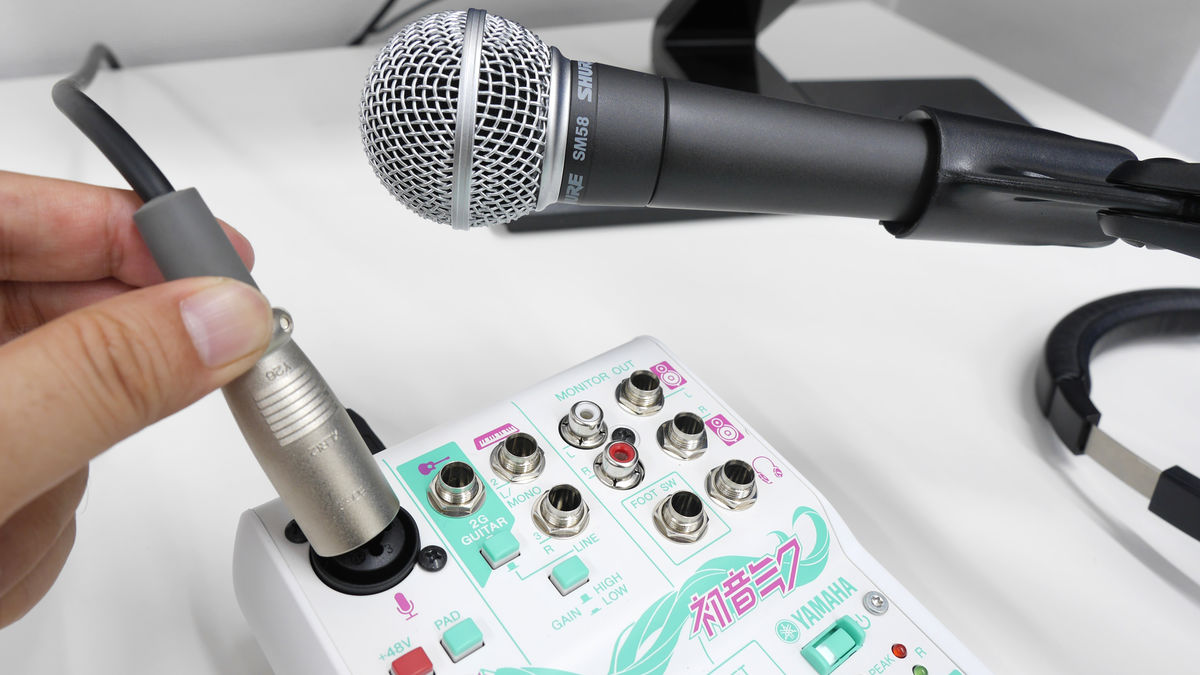 ヤマハ×初音ミクのミキサー「AG03-MIKU」でネット生放送を始めてみまし