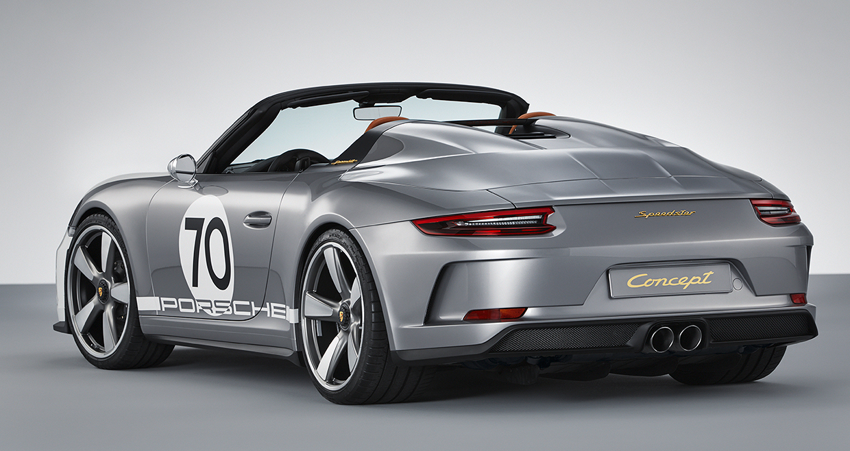 ポルシェ70周年を記念した 、911スピードスターコンセプトを発表 - BRUDER