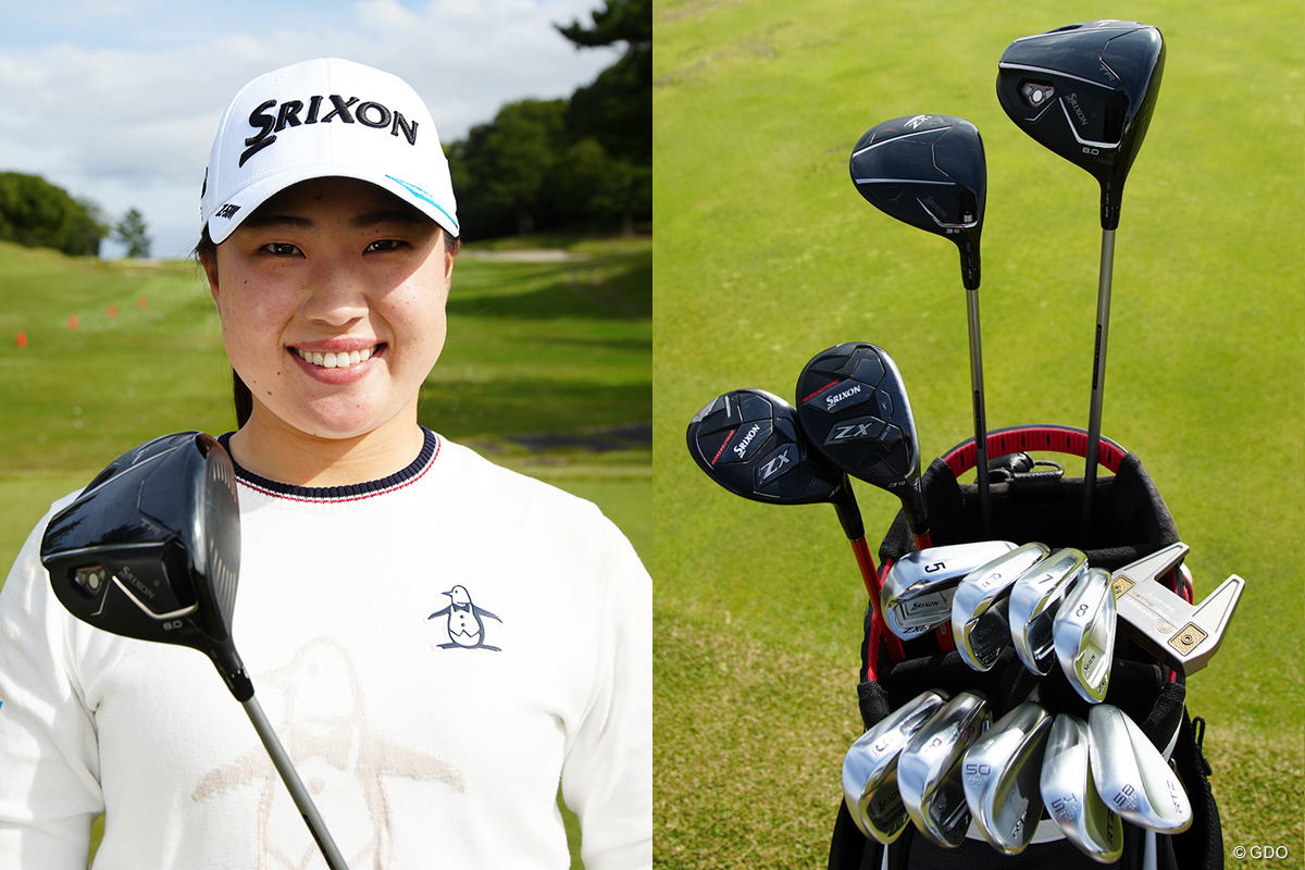 竹田麗央の最新14本 「ZXi TR」ドライバーはロフト8度＆シャフト「5X