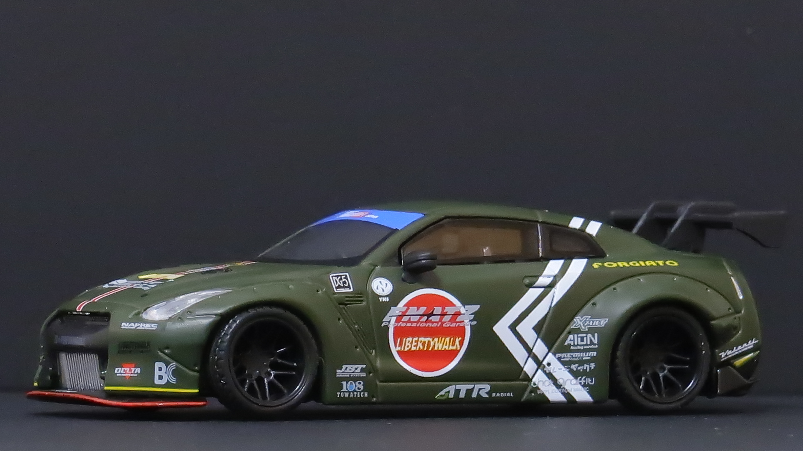 モデルインプレッション】TSM Mini GT LB Works Nissan GT-R R35 Rear