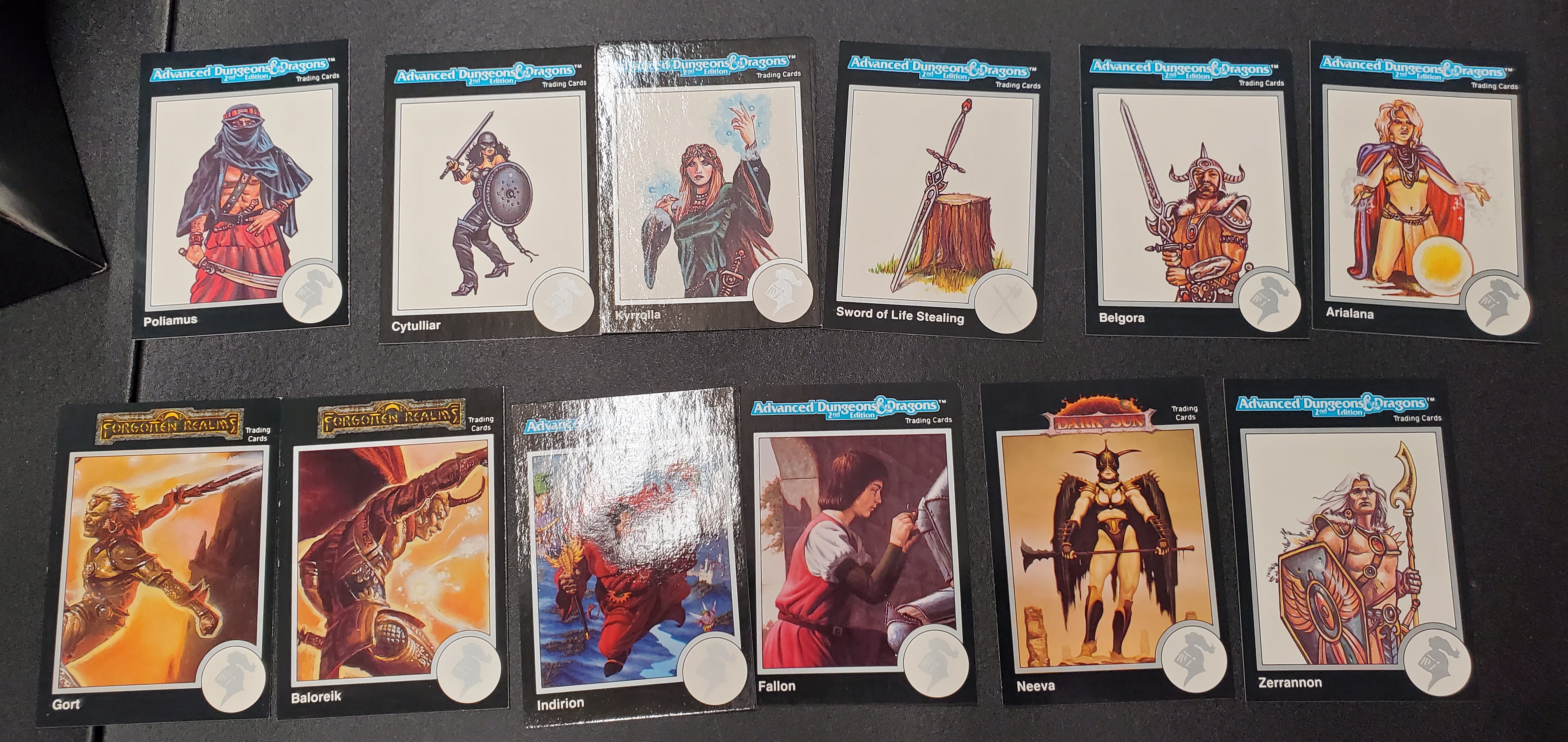 1991 TSR D&D Trading Cards - Complete In box 1991 Set of 750 Cards
