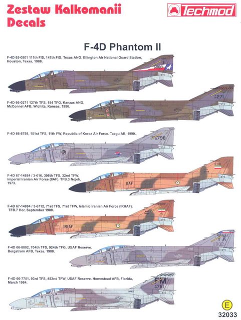 Iranian F-4D 3-6712, 71st TFS, '' DONE''. - Works in