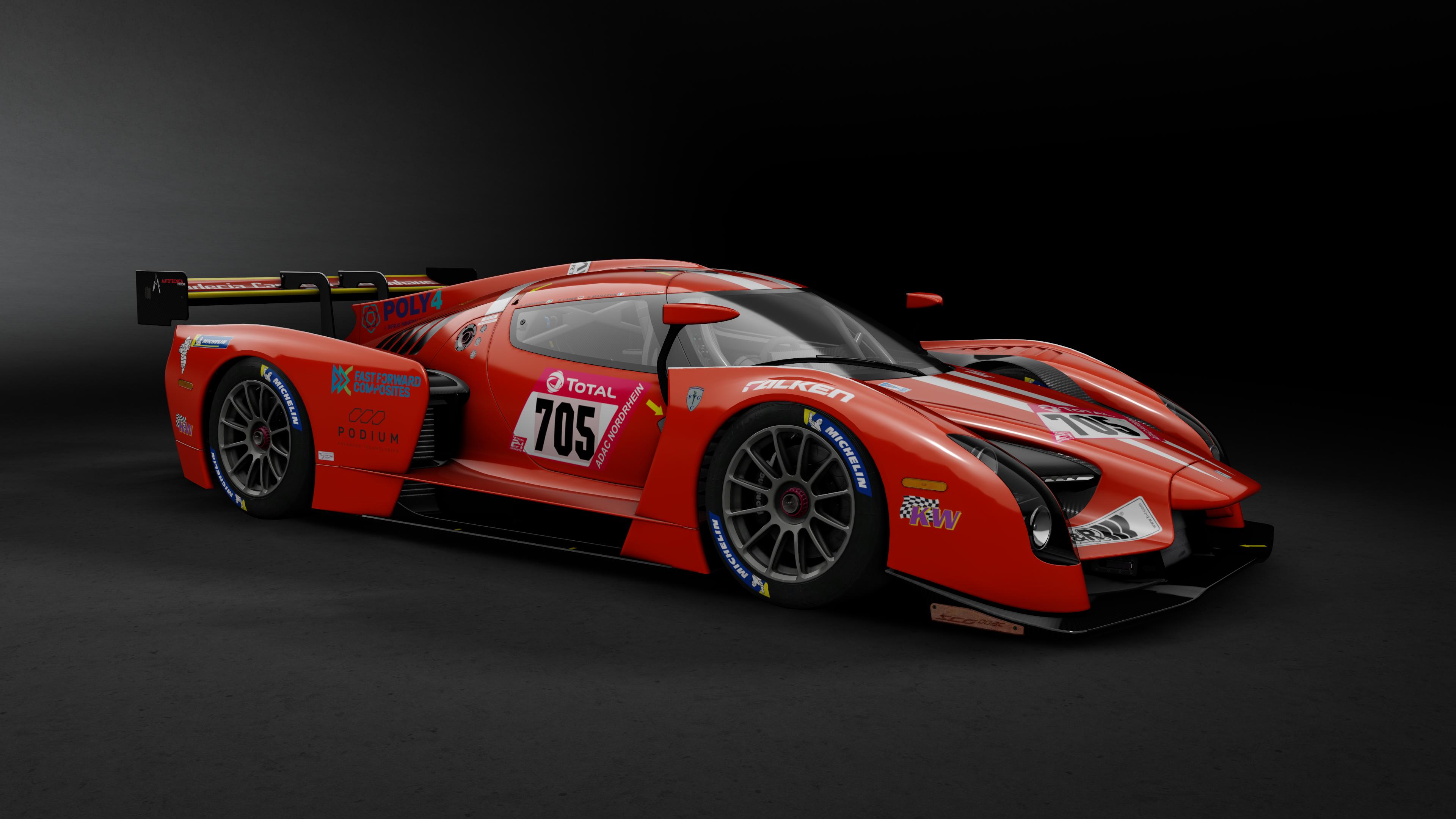 Glickenhaus SCG003C N24H 2019 #705 | OverTake.gg