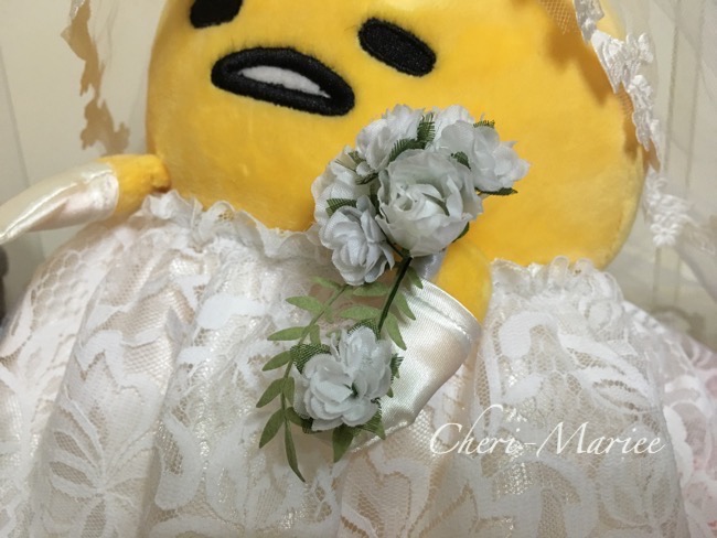 ぐでたまぬいぐるみをウェディングドールに｜結婚式DIYアイディア費用節約