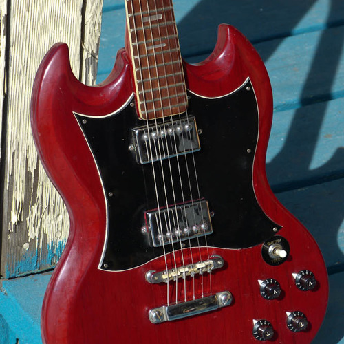 Stream 1970s Japanese-made Gibson SG copy electric guitar (demo