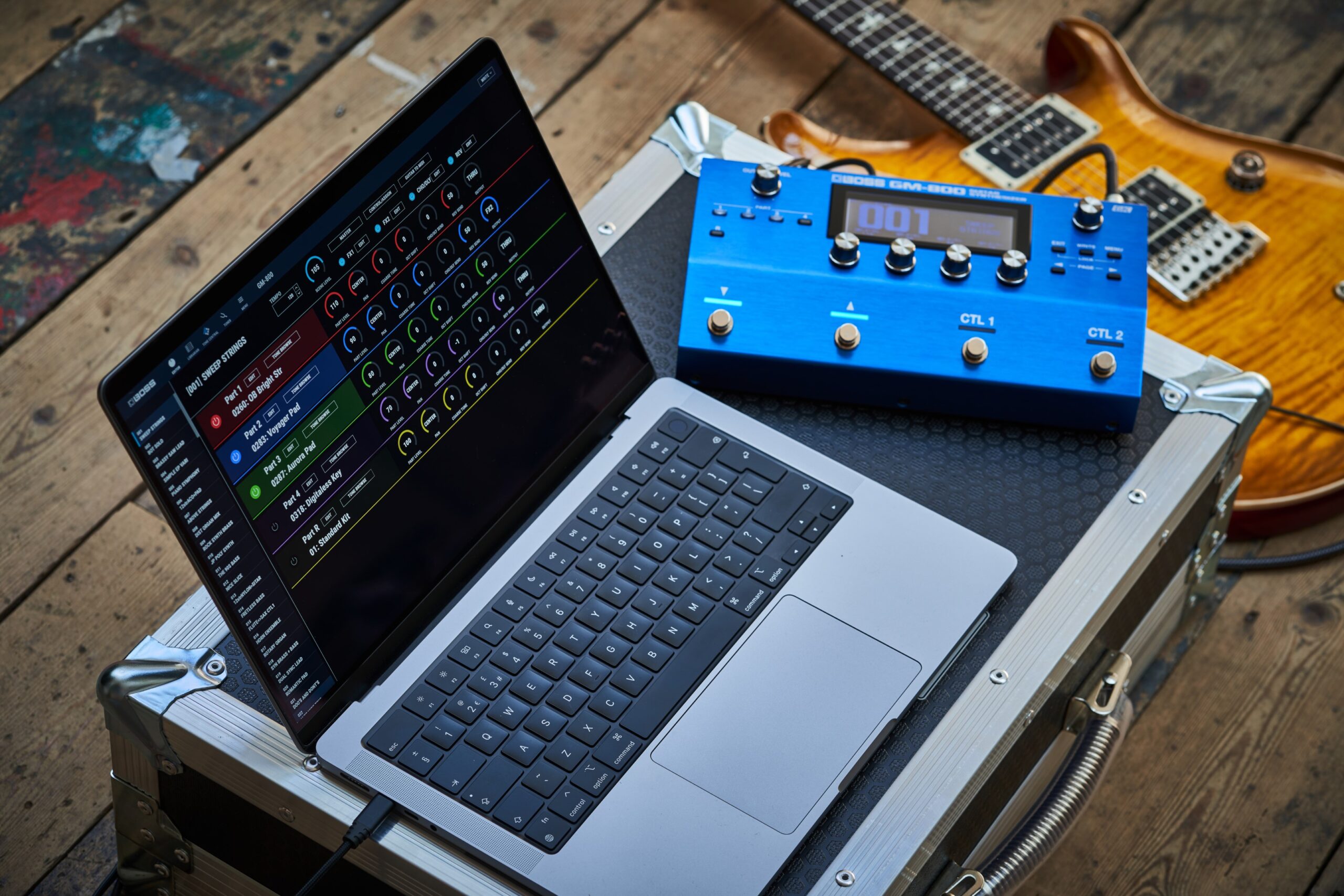 BOSSから新製品ギターシンセ「GM-800」がリリース！！ – GuitarQuest