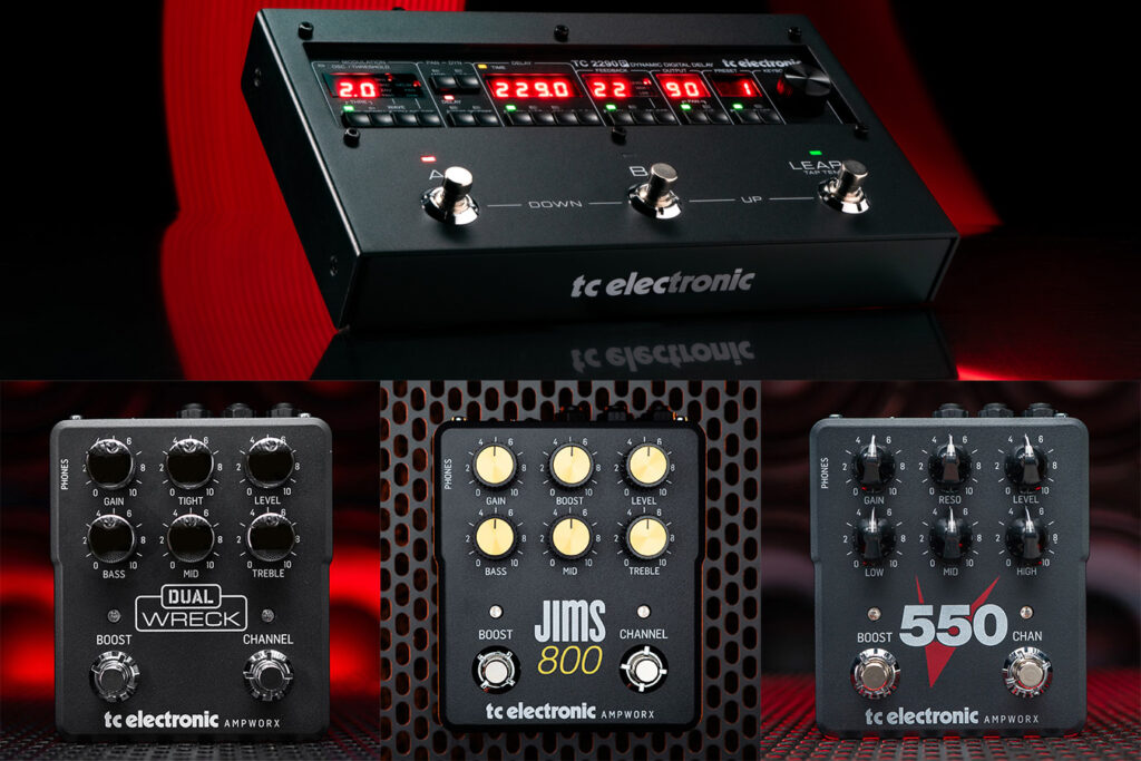 tc electronic 新製品、「2290 P」「AMPWORX HI-GAINシリーズ3機種」が