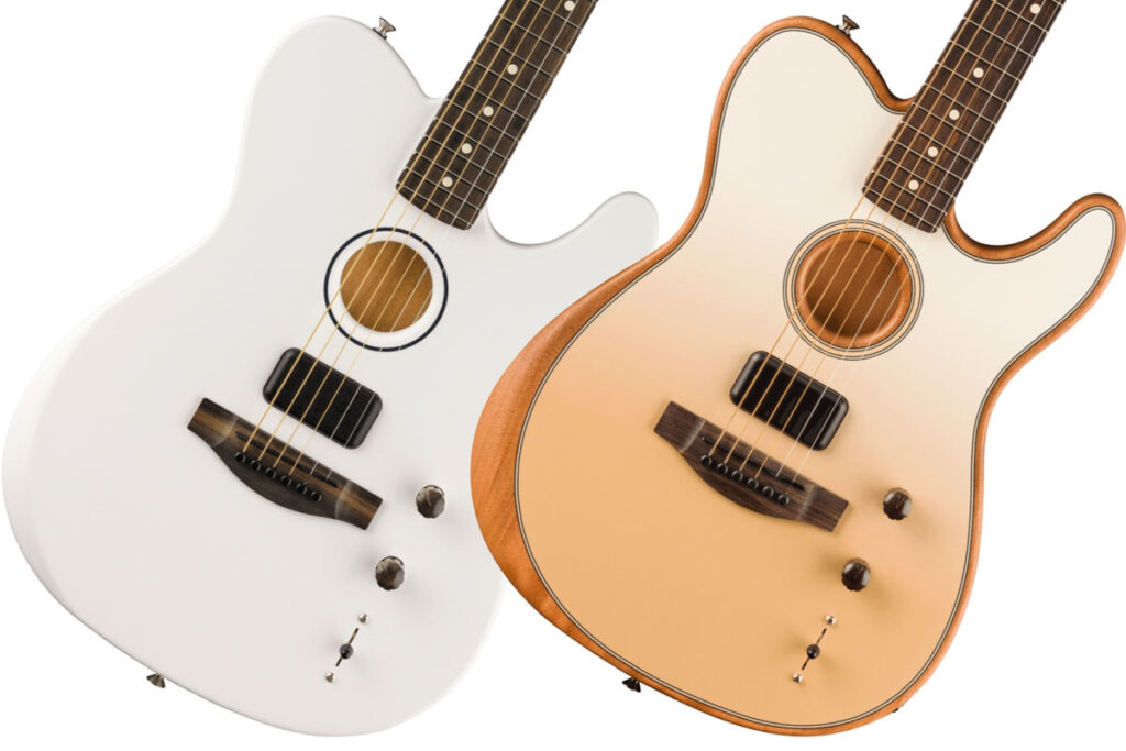 Fender、フィニアス・オコネルのシグネイチャーAcoustasonic、USA製