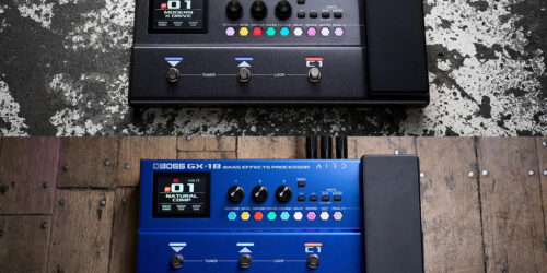 動画】BOSS新製品、軽量コンパクトなマルチエフェクター「GX-1」「GX