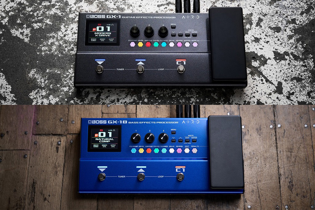 動画】BOSS新製品、軽量コンパクトなマルチエフェクター「GX-1」「GX
