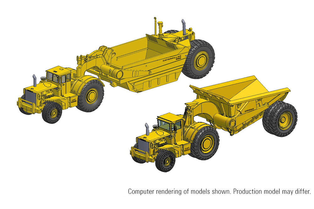 Unsealed: Cat® PR660 & 666 w/ 80-ton Scraper Have Arrived