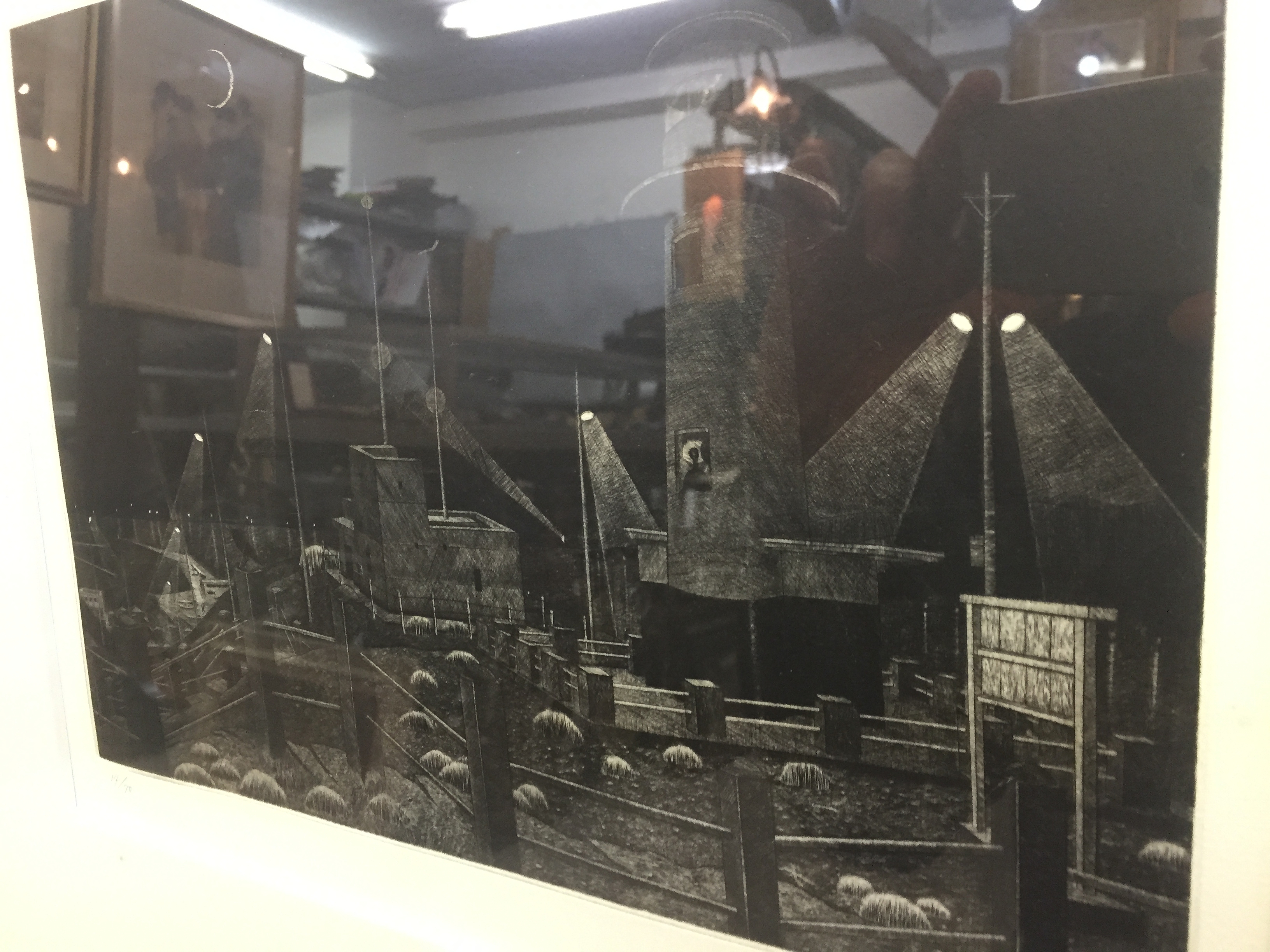 銅版画/吉田勝彦、司修など展示中！ | 骨董品の買取なら杉並区の道具屋