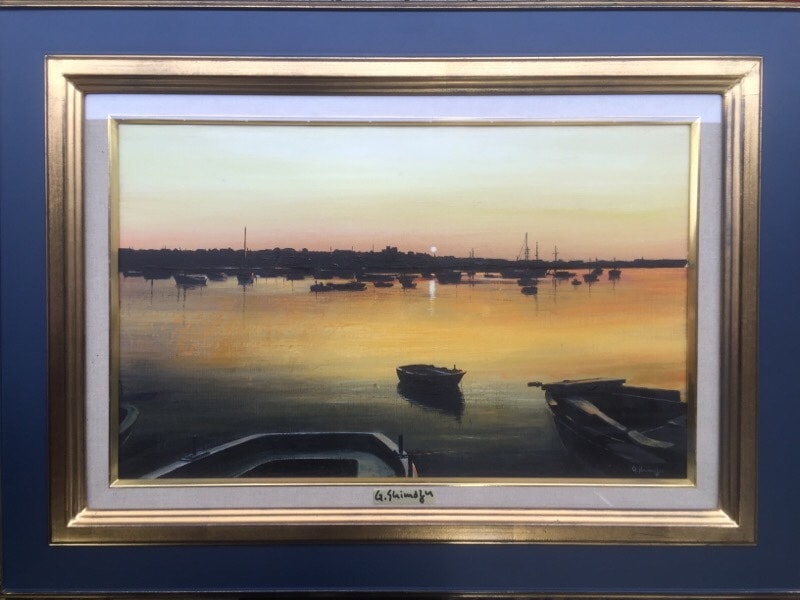 島津豪亮の油絵、南城一夫の版画 | 骨董品の買取なら杉並区の道具屋 慈光