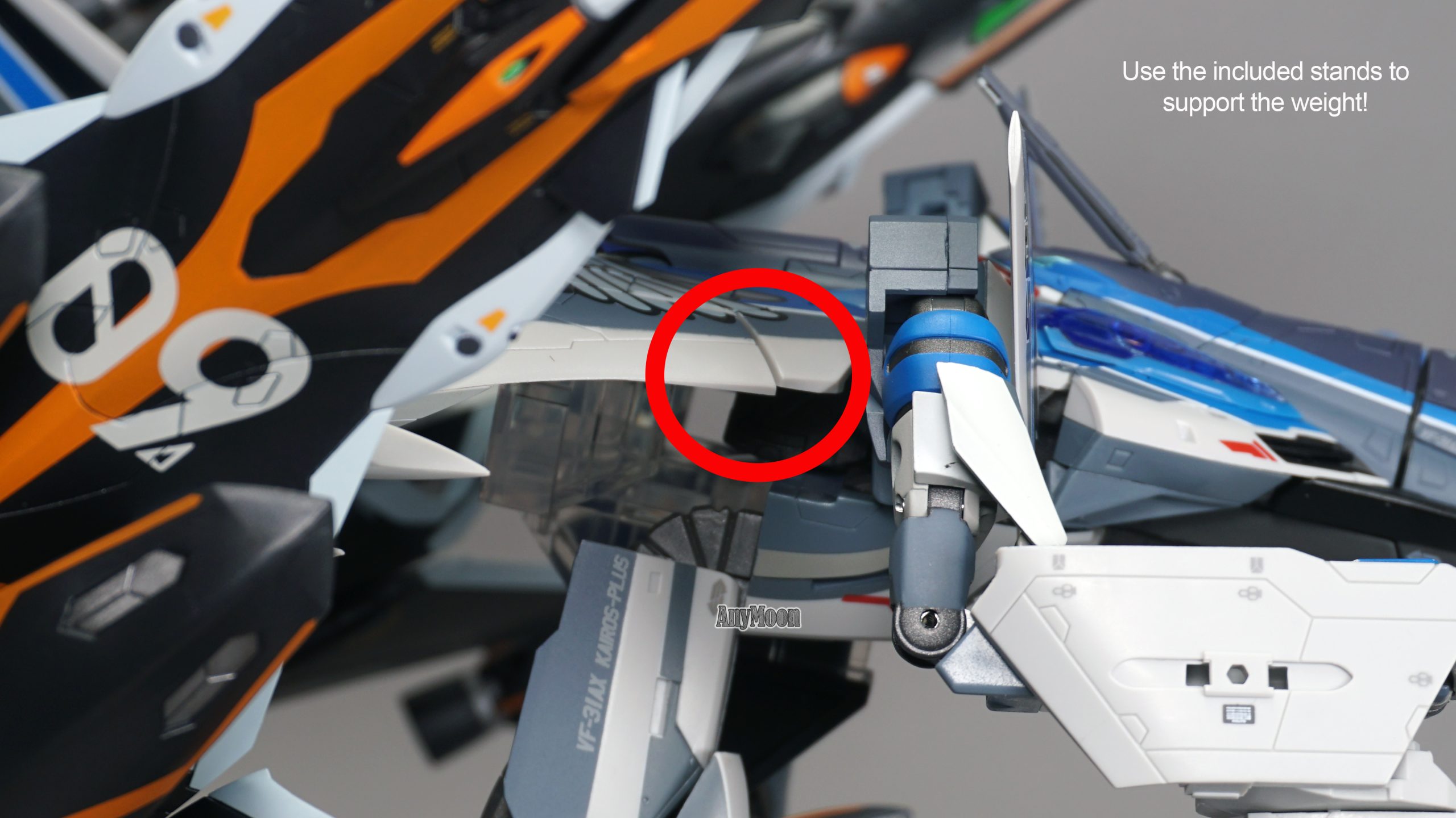 Accessories for Bandai 1/60 DX VF-31AX Toys: Super Ghost Set