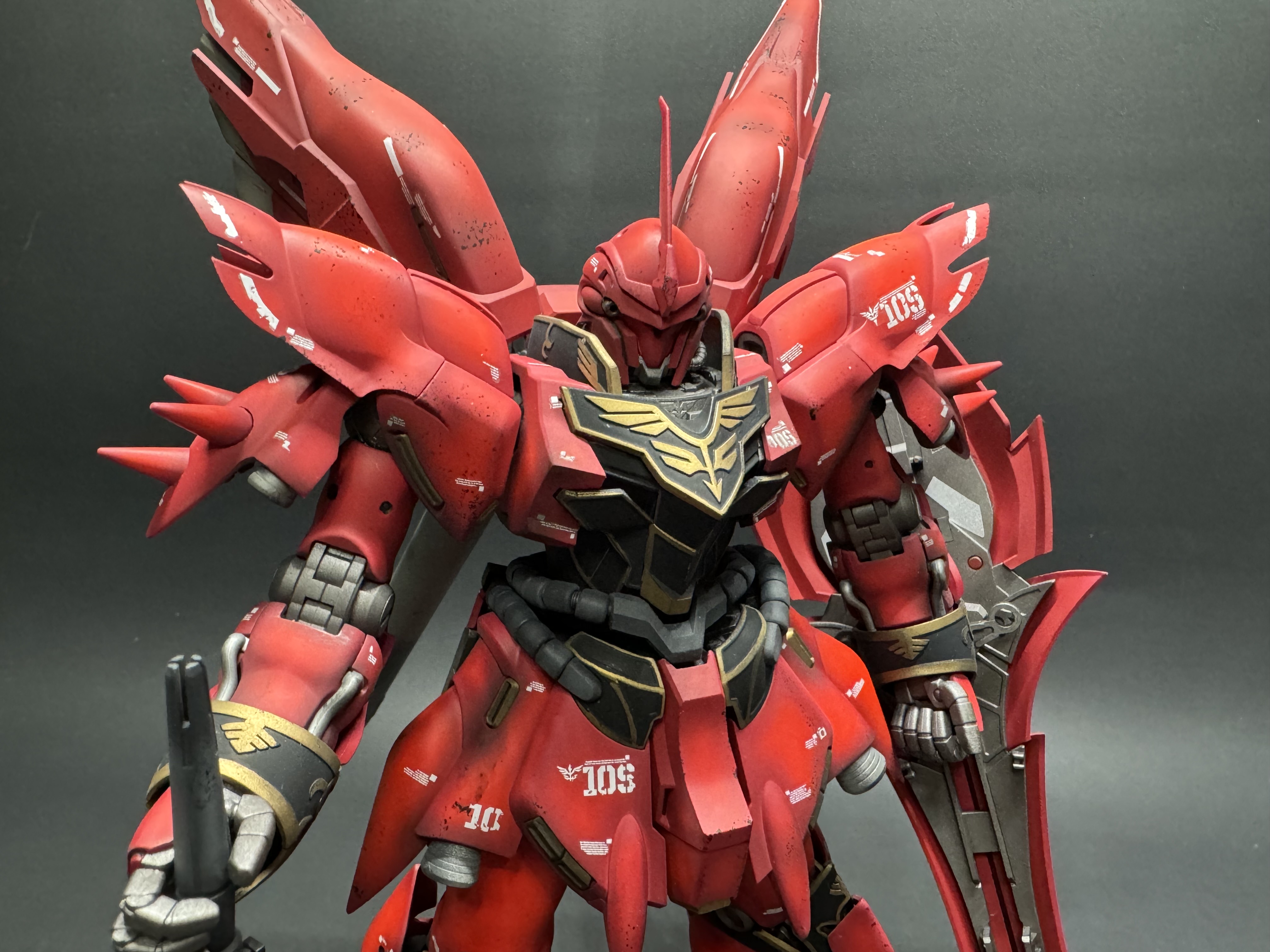 MGシナンジュVer.Kaを立上げ塗装で作る。 - 試行錯誤のガンプラ作成