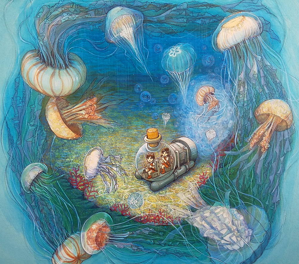 クラゲの絵 | ARARA YAMABUK 山吹あららI [ARALAND]