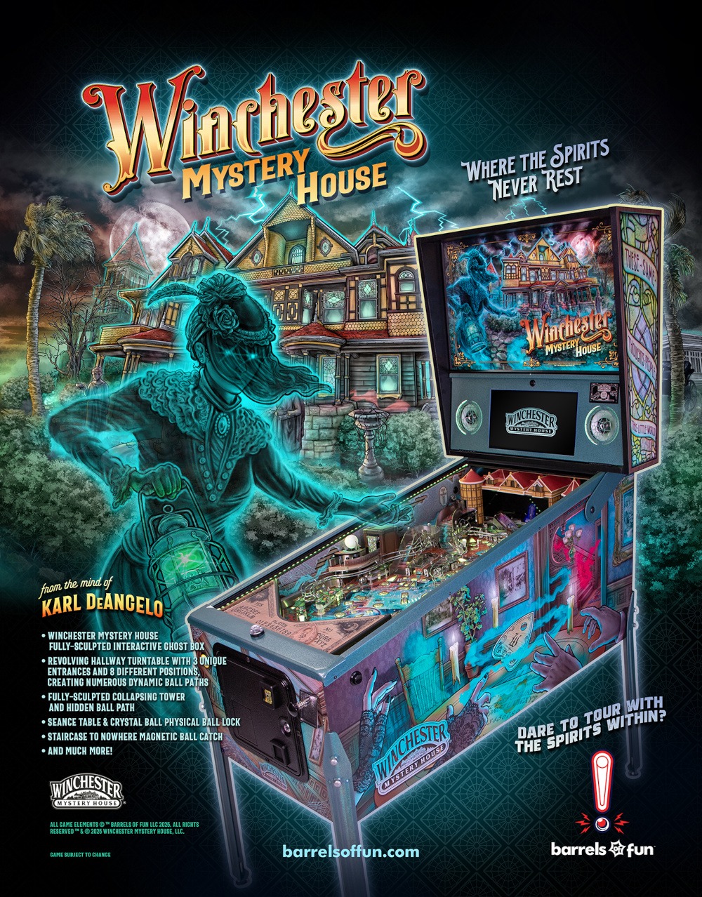 Arcade Heroes Barrels of Fun Launches Winchester Mystery House