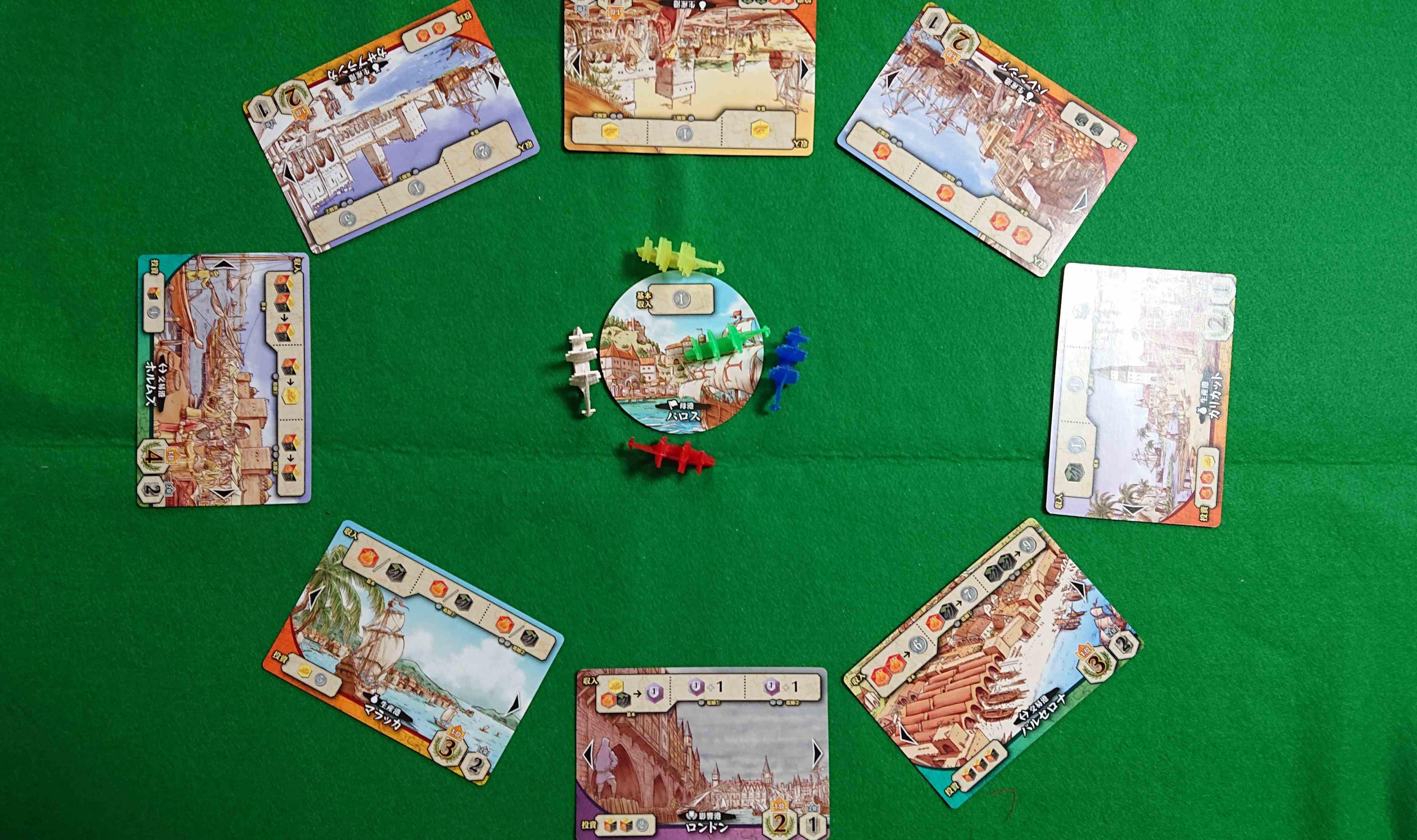 遥かなる喜望峰 大航海時代・資源を集め貿易をする！ 拡大再生産ボード