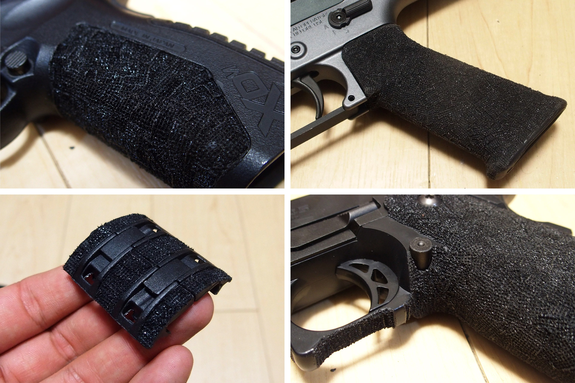 WILD RABBIT エアガン樹脂フレーム用 ワッフル型ステッピングツール 3