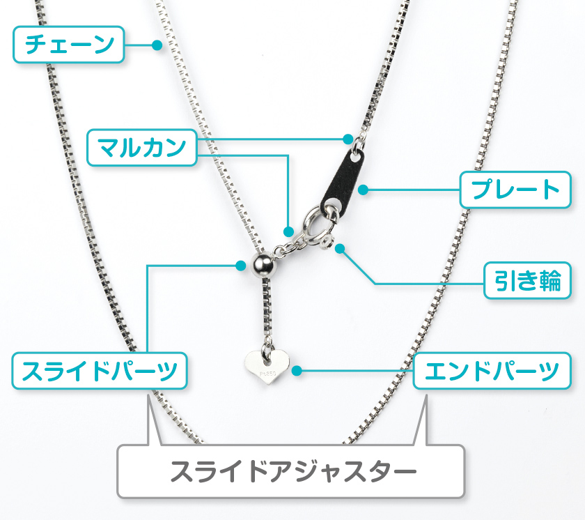チェーンの各部位の名前って？【ジュエリー豆知識】 - JEWELRY SQUARE