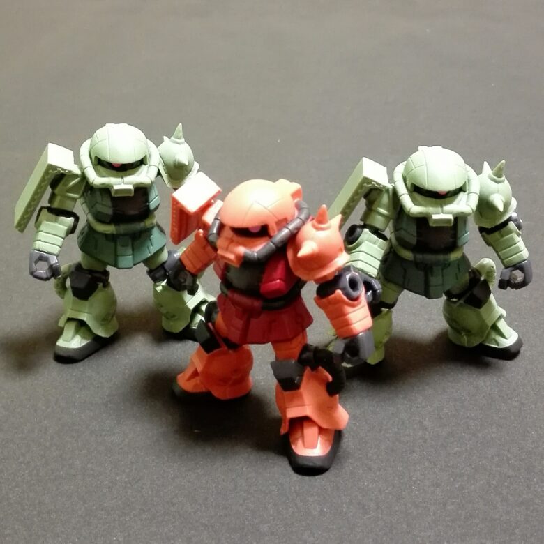 MOBILE SUIT ENSEMBLE 00 × 01 シャア小隊 レビュー | GUNDAM PRESS