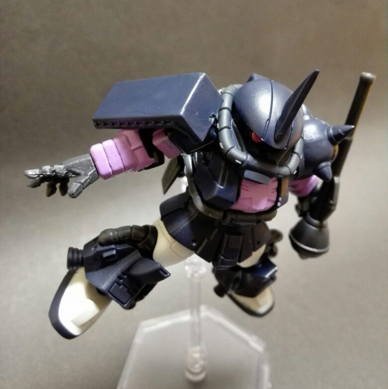 MOBILE SUIT ENSEMBLE 12 高機動型ザクII(黒い三連星仕様) レビュー