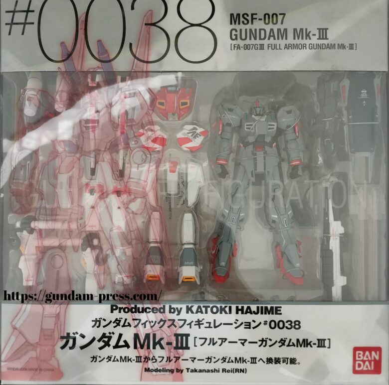 GUNDAM FIX FIGURATION #0038 ガンダムMk-III[フルアーマーガンダムMk
