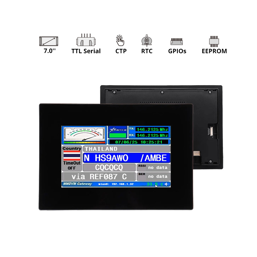 7.0” Nextion Enhanced Series HMI Touch Display with Enclosure