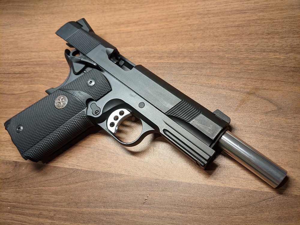 カスタム】Carbon8 M45CQPにDCIGuns製アウターバレルを装着！！ | おの