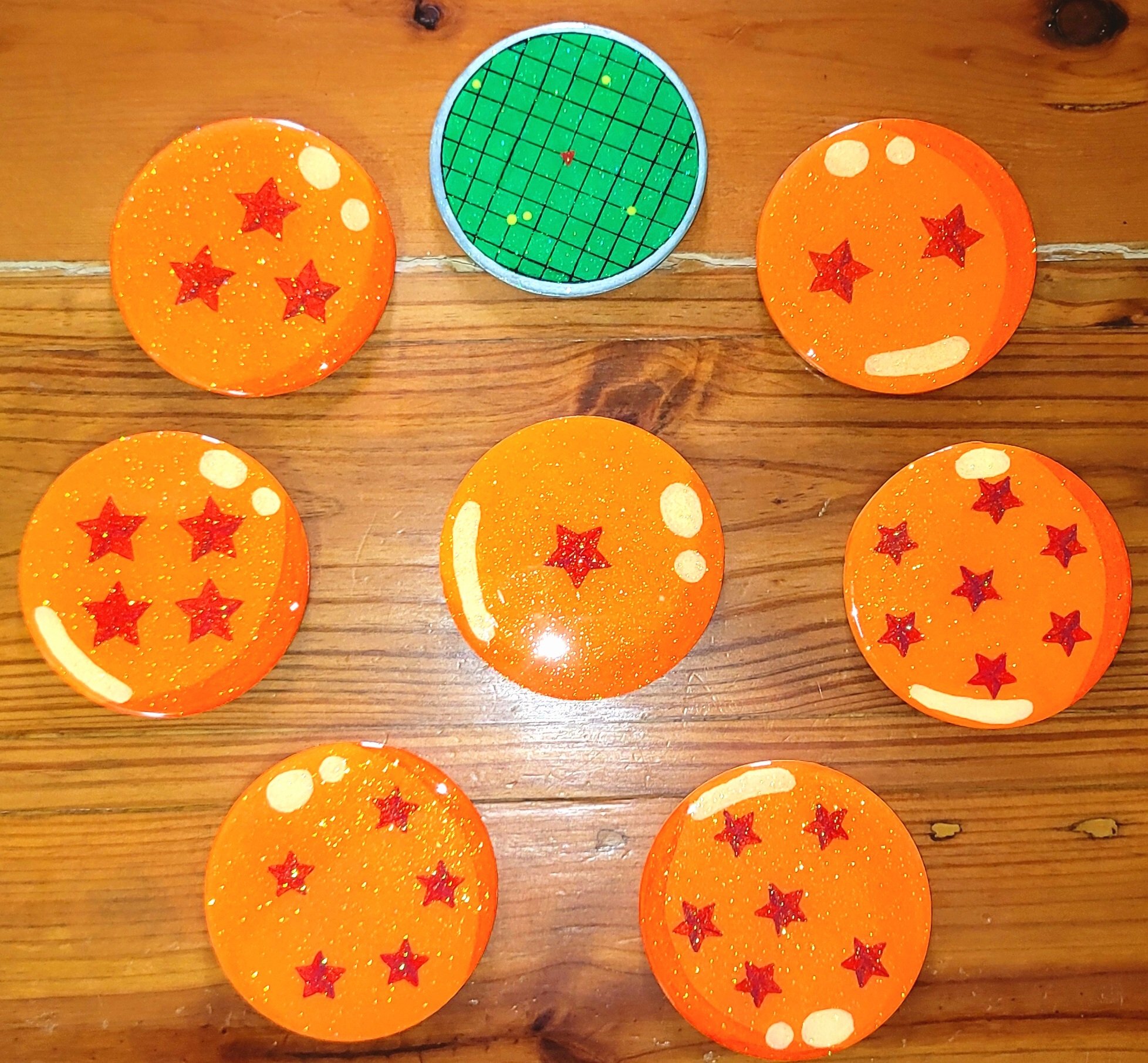 Complete Anime Dragon star Coaster Set of 8 – OKTAYO Anime Shop