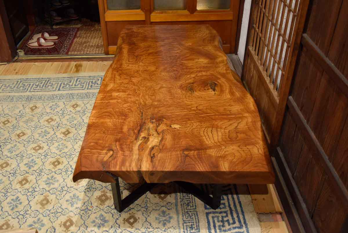 欅材一枚板テーブル | 大川人気のおすすめ家具屋