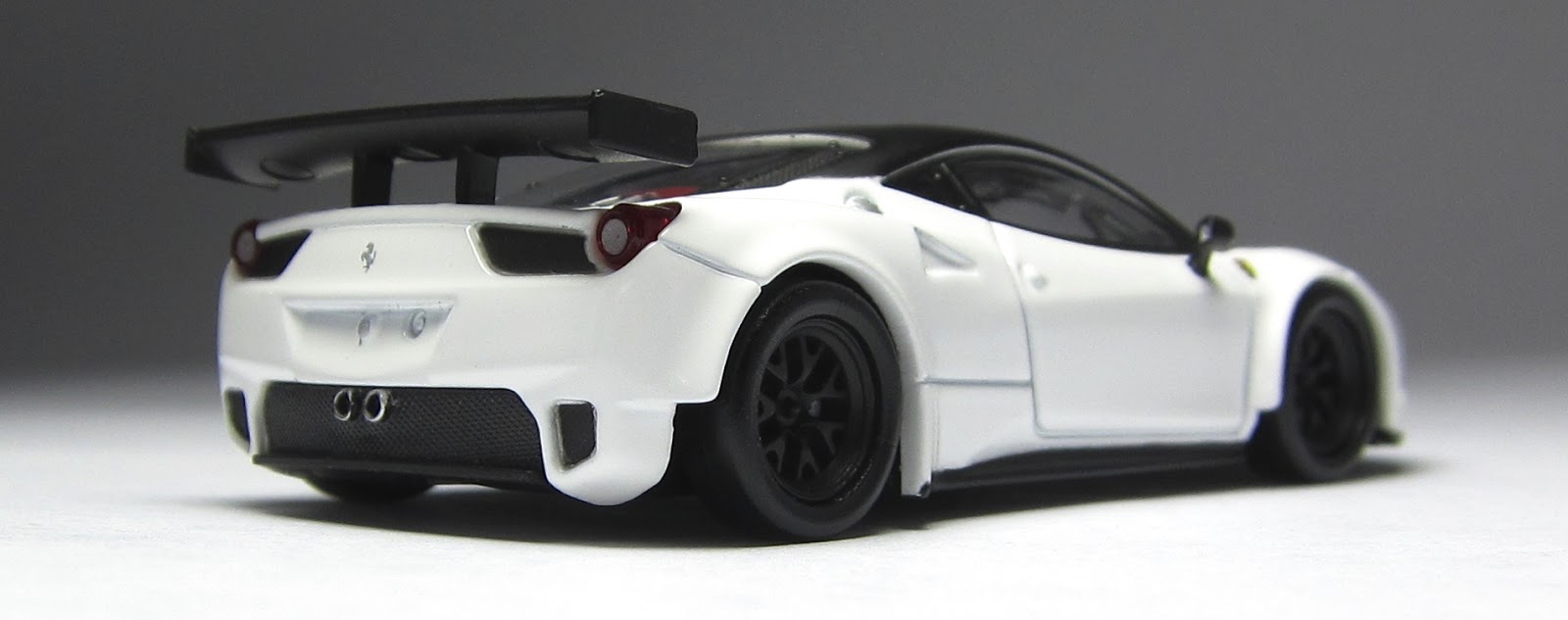 Model of the Day: OEM Ferrari 458 Italia GT2 in black and white