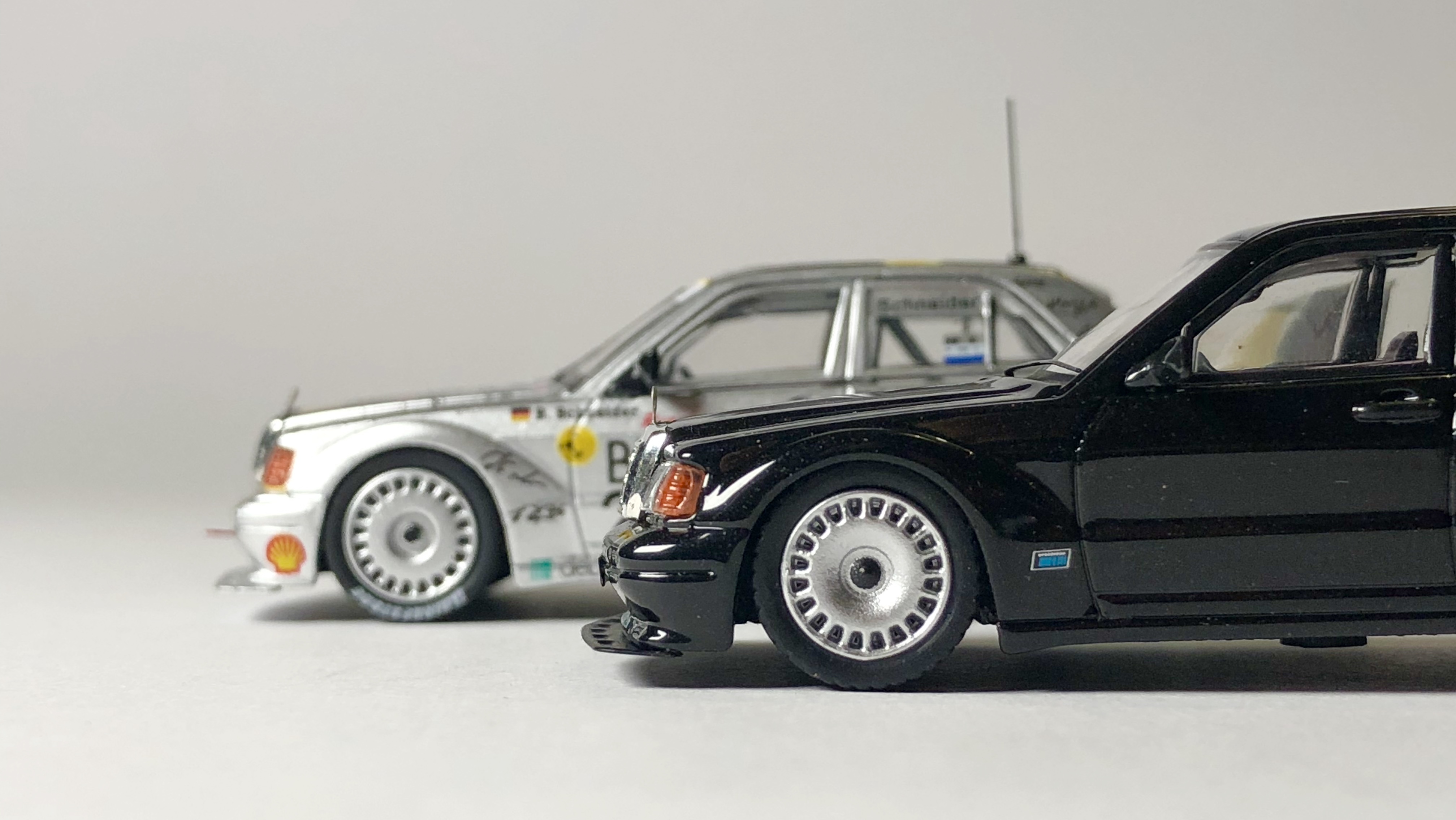 My wheel swap on the Mercedes-Benz 190E 2.5-16V Evolution II by