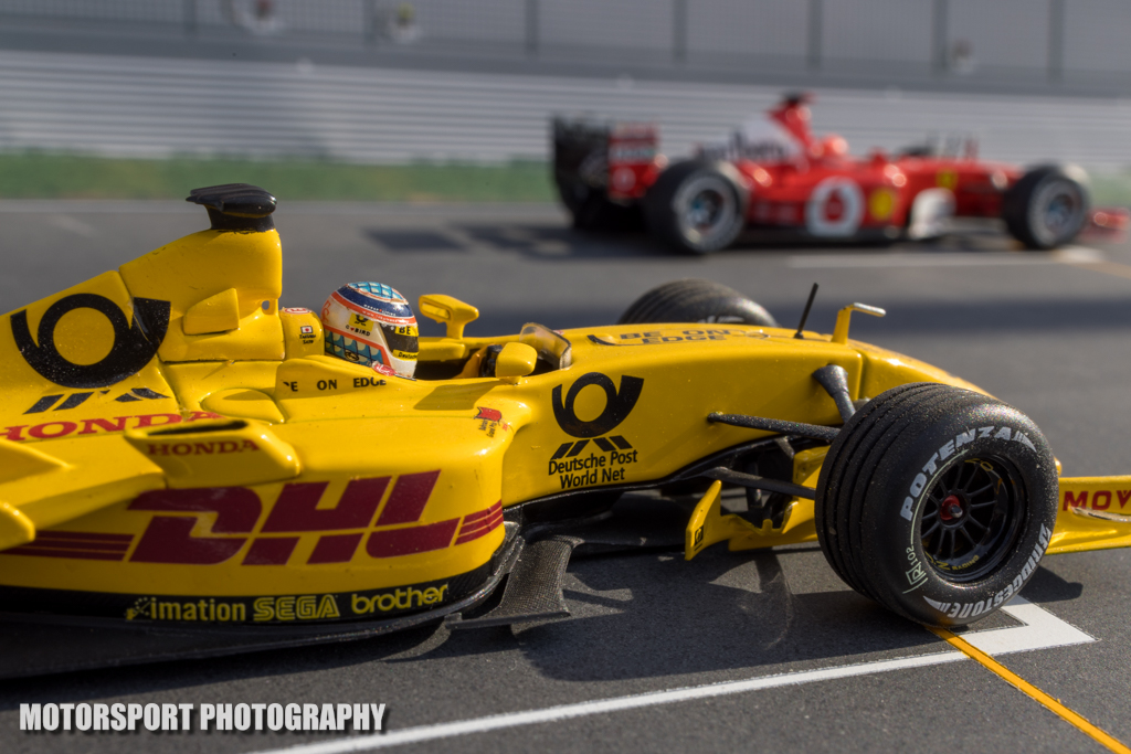 ジョーダンEJ12 鈴鹿で歓喜の5位！佐藤琢磨のデビューマシン【ミニカー