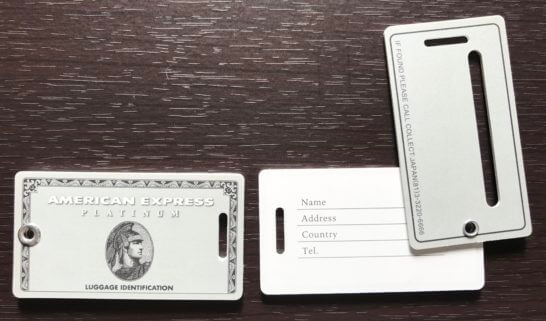 アメックス・プラチナの入会プレゼントは特製ラゲッジタグ！プラチナ