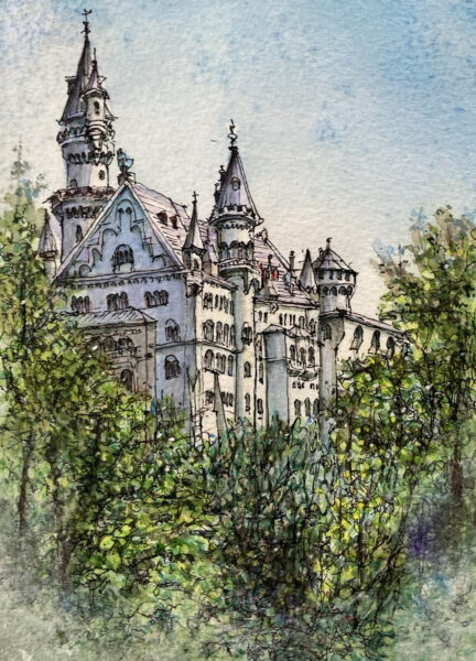 あなたなら何処をスケッチする？ノイシュバンシュタイン城 | 美緑