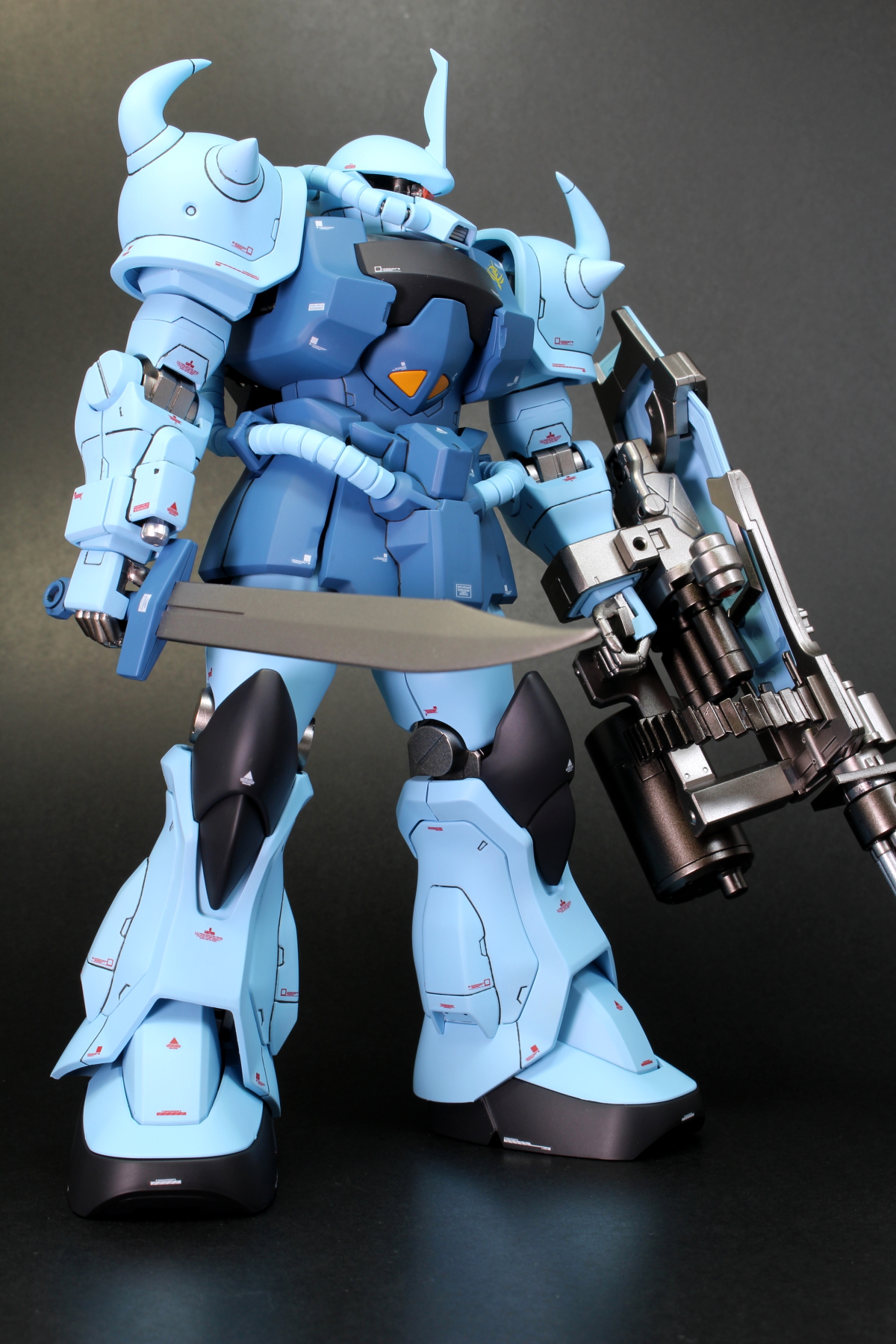 MG グフ・カスタム 1/100 GOUF CUSTOM グフカスタム 改修全塗装完成品