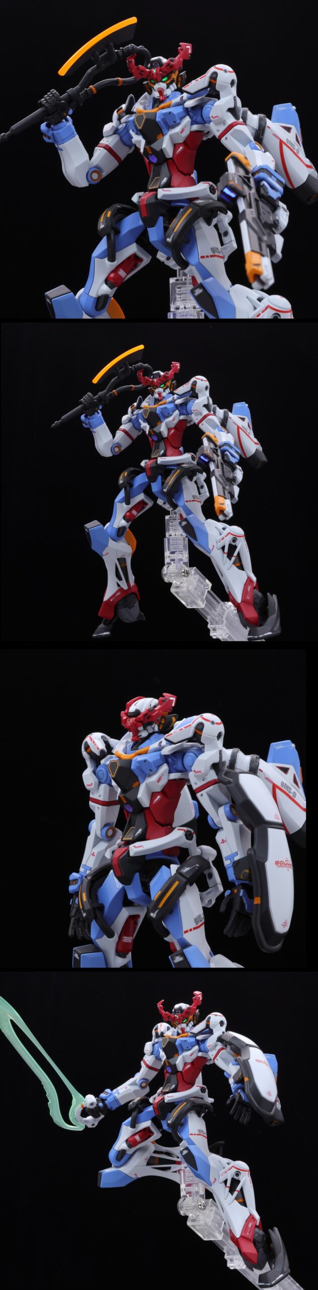 HG 1/144 GQuuuuuuX ジークアクス 徹底塗分け塗装 水転写デカール 改修