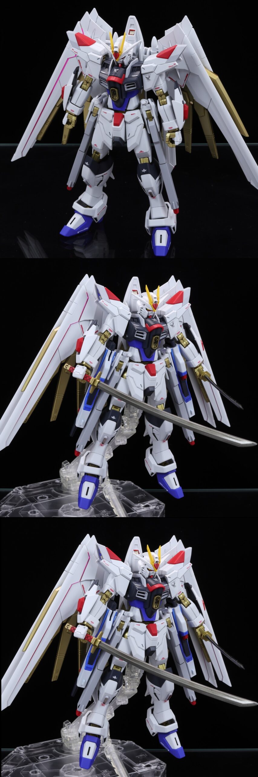 HG 1/144 マイティーストライクフリーダムガンダム 2刀 ガンダムSEED