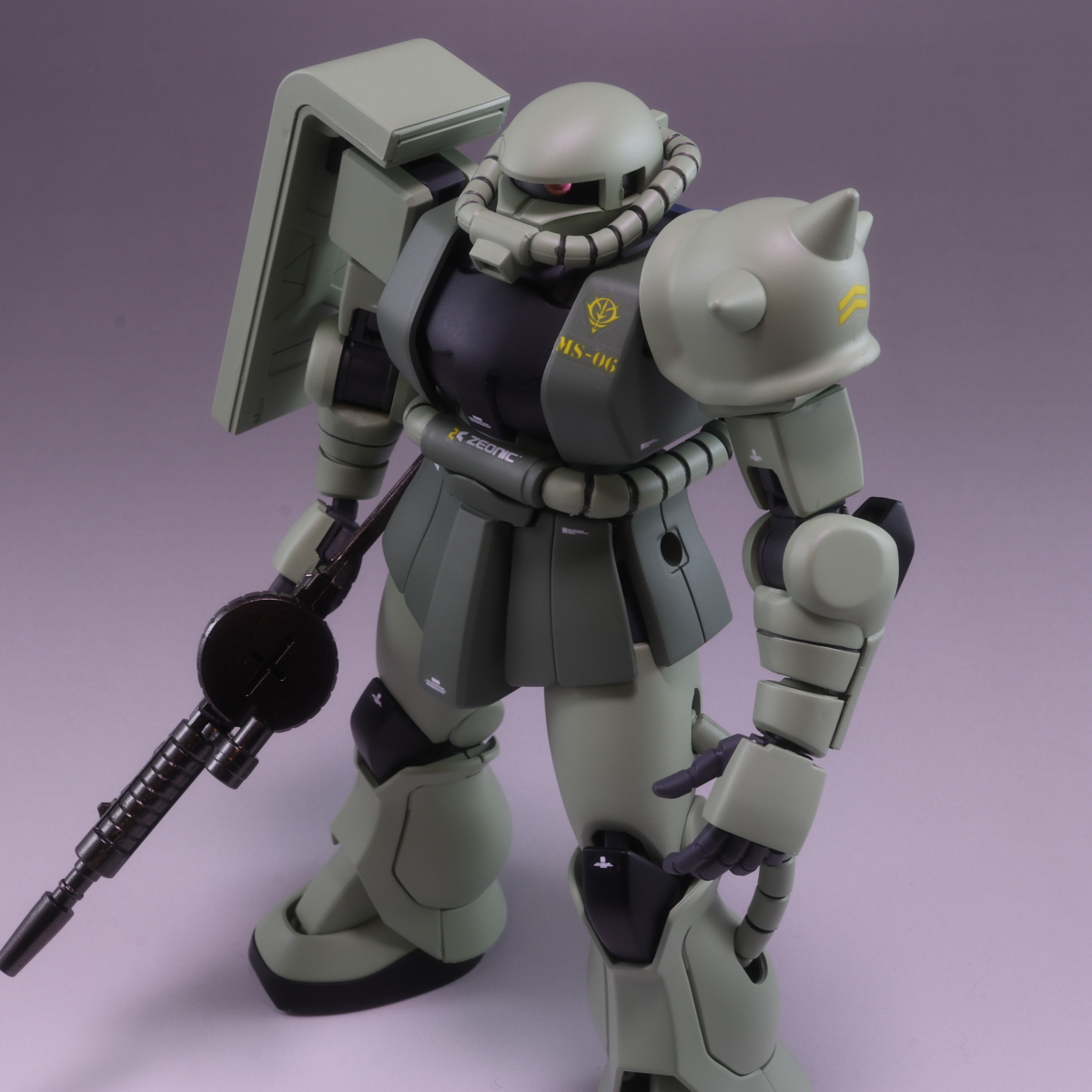 HG 1/144 ザクII リバイブ 量産型ザク 改修全塗装済完成品 | MU-LA